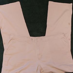 Faded Glory khakis w/ button-tab roll-up legs